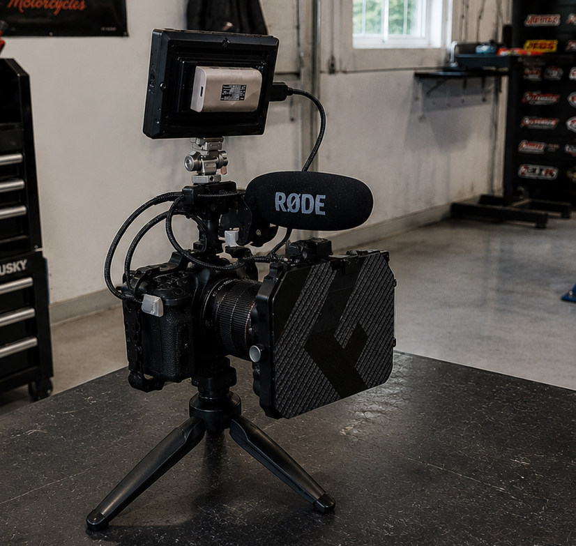 Wrenched Syndicate Canon EOS R50 production rig